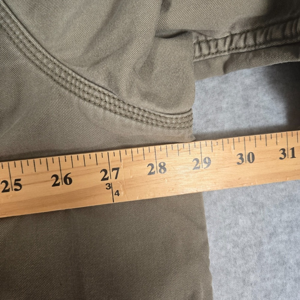 L.L.Bean Hurricane Shirt Button-Up Shirt Mens 2XL Beige Flannel Lined Distressed - Picture 5 of 12